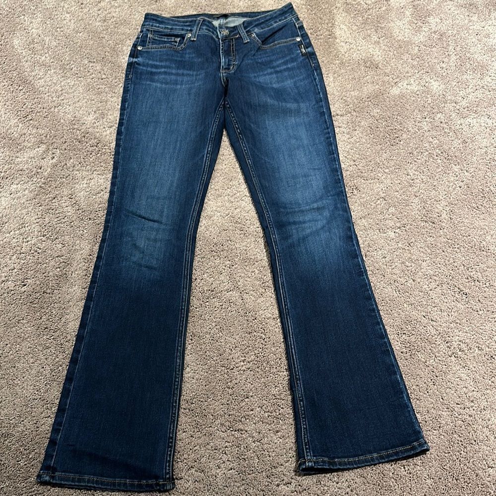 Silver denim slim boot cut  Elyse style 🔥size 25/31